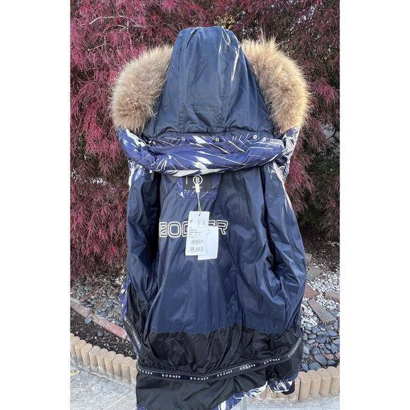 Bogner Jacket Keira-D Navy & Light Beige Girls Size XXL(16) Detachable Fur Hood - Picture 11 of 11